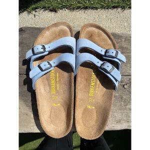 Baby Blue Birkenstock Sandals